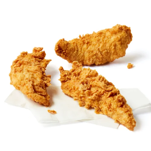 Super Tenders - Hand-breaded chicken tenders, perfectly seasoned and fried to golden perfection.